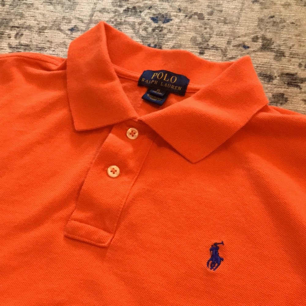 Polo Ralph Lauren Orange Polo Size Boys XL (18-20)